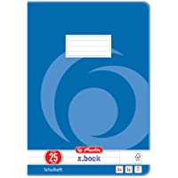 Los mejores  - Herlitz 3322500 - Cuaderno- 10 unidades- A4-16- diseño 25 (renglones con margen)- certificado FSC Mixed- diseños…